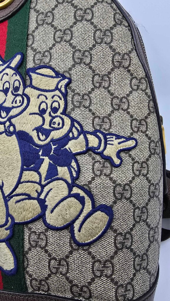 Gucci x Disney Ophidia GG Supreme Three Little Pigs Backpack