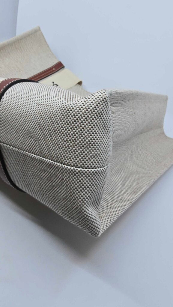 Chloe Woody Large Tote Bag in Linen