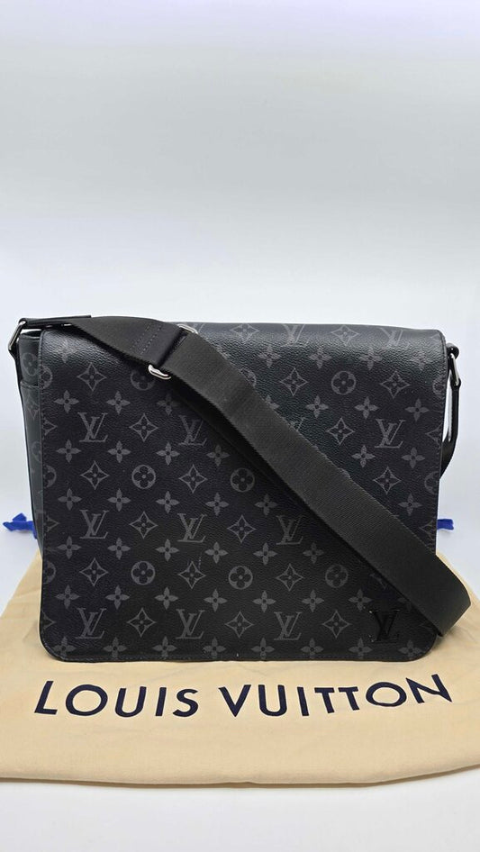 Louis Vuitton District MM Monogram Eclipse Messenger Bag