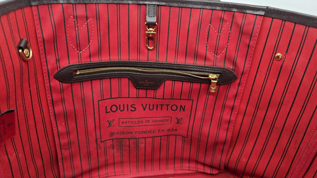 Louis Vuitton Neverfull Damier Ebene