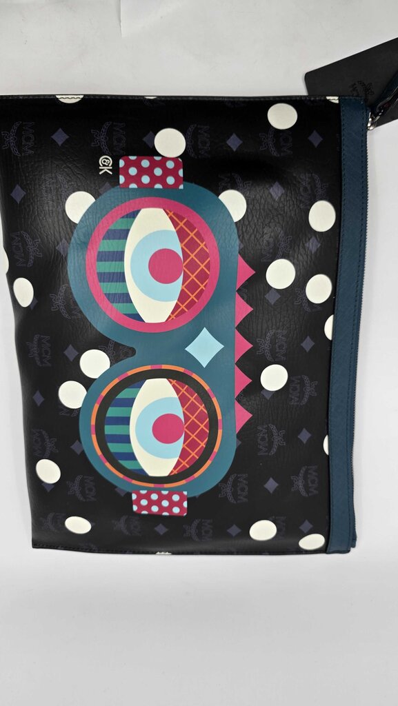 MCM x Craig & Karl 'Beyond Snowdome' coated canvas clutch