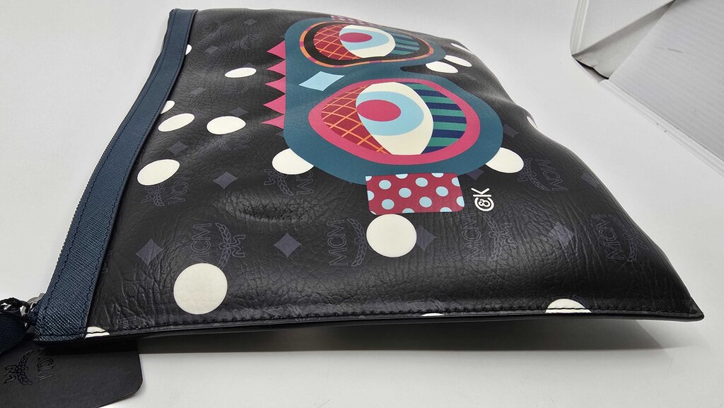 MCM x Craig & Karl 'Beyond Snowdome' coated canvas clutch