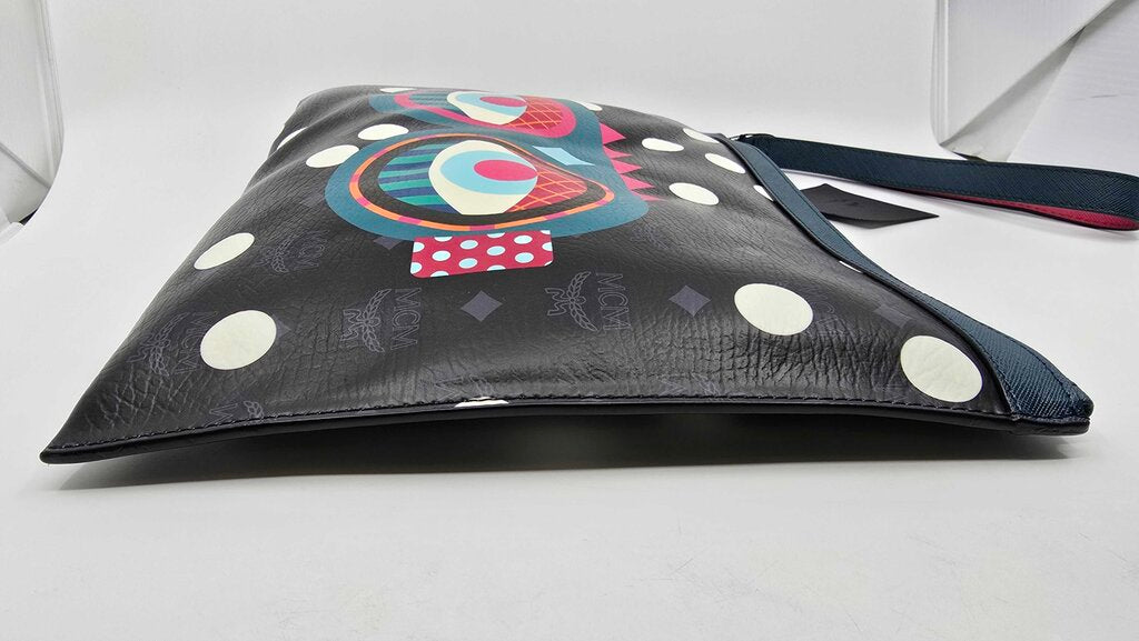 MCM x Craig & Karl 'Beyond Snowdome' coated canvas clutch