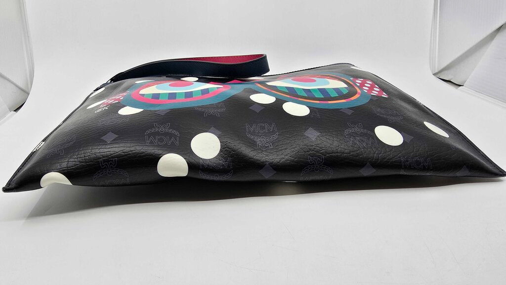 MCM x Craig & Karl 'Beyond Snowdome' coated canvas clutch