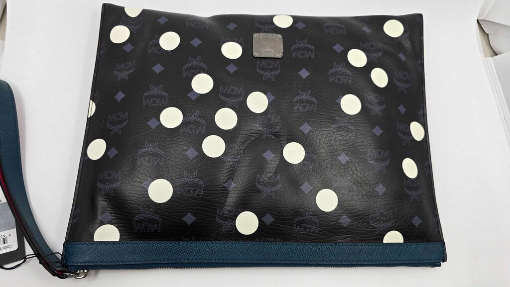 MCM x Craig & Karl 'Beyond Snowdome' coated canvas clutch