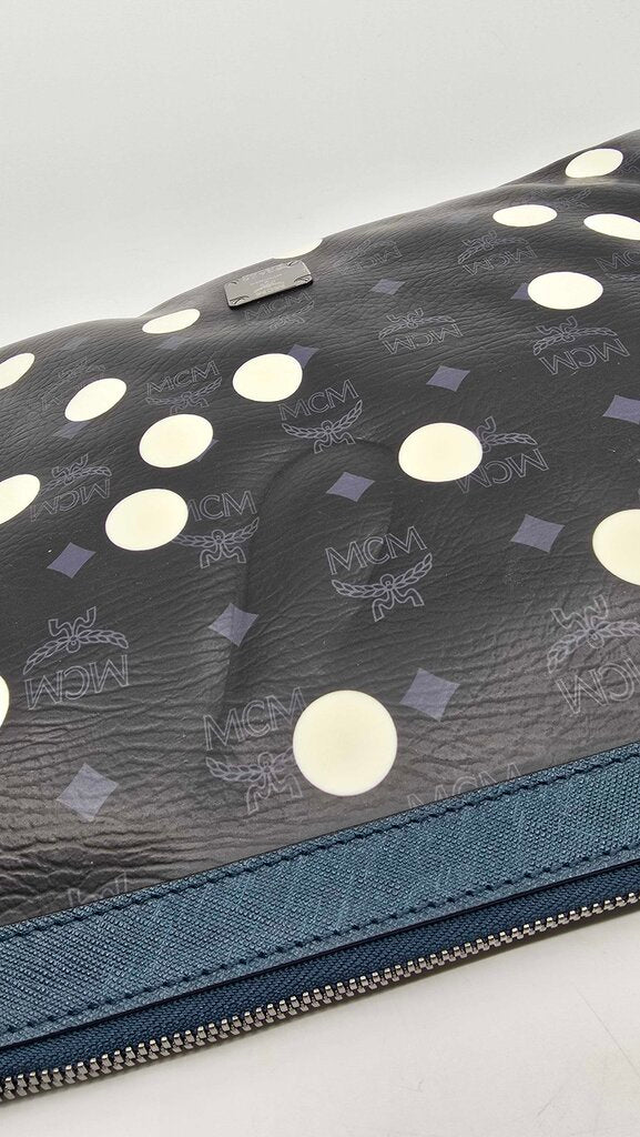 MCM x Craig & Karl 'Beyond Snowdome' coated canvas clutch