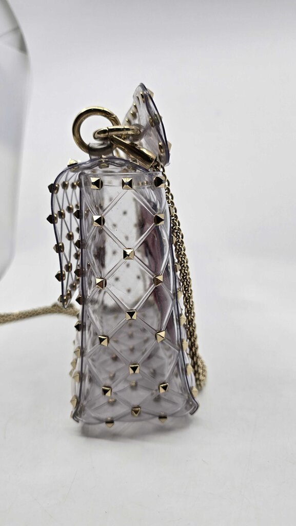 Valentino Garavani PVC Medium Rockstud Spike Shoulder Bag