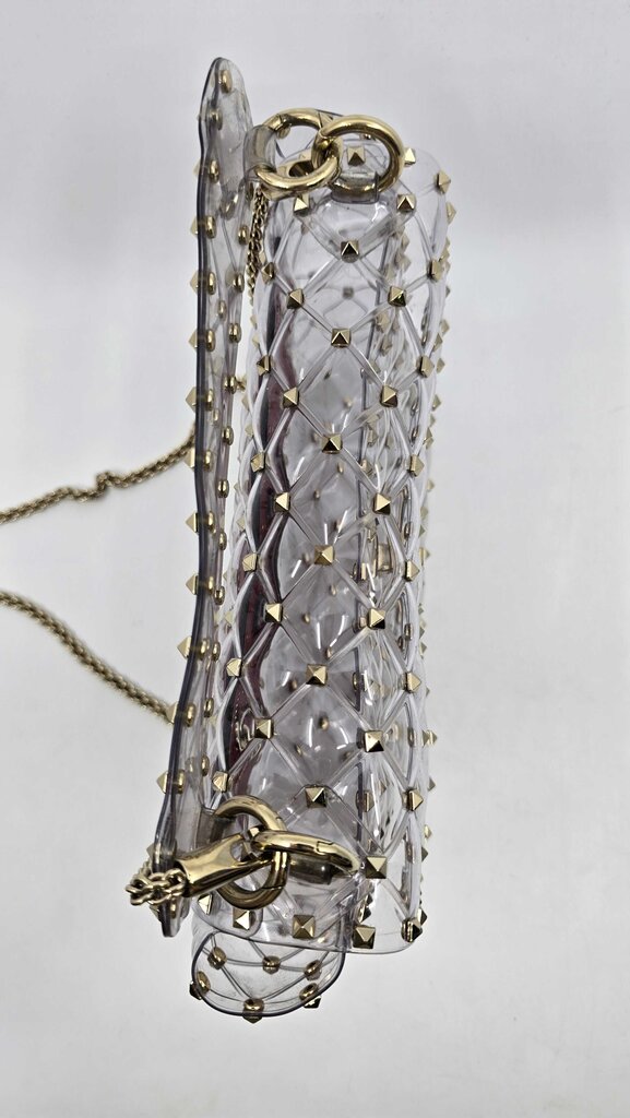 Valentino Garavani PVC Medium Rockstud Spike Shoulder Bag