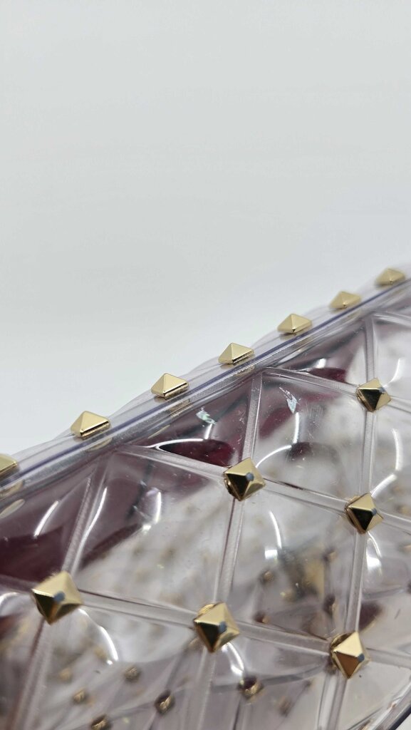 Valentino Garavani PVC Medium Rockstud Spike Shoulder Bag