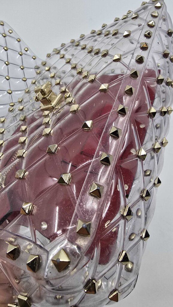 Valentino Garavani PVC Medium Rockstud Spike Shoulder Bag