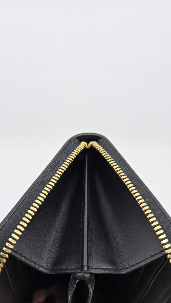 MCM Visetos Striped Zip Around Wallet