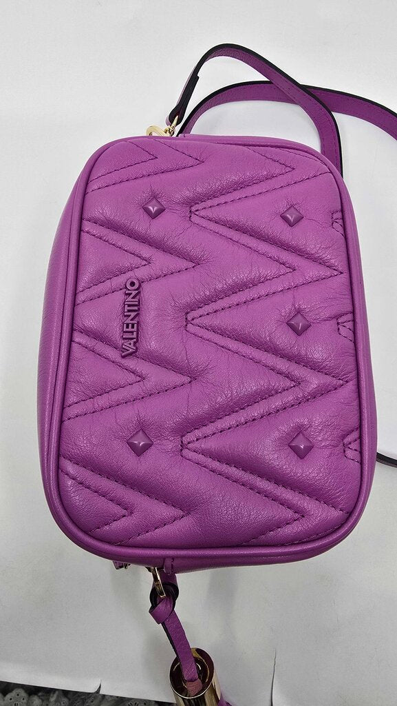 Mario Valentino Amel Diamond Leather Crossbody