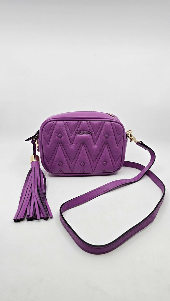 Mario Valentino Amel Diamond Leather Crossbody