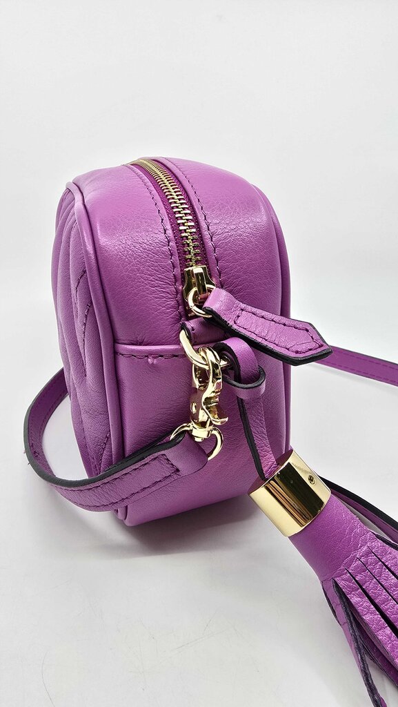Mario Valentino Amel Diamond Leather Crossbody