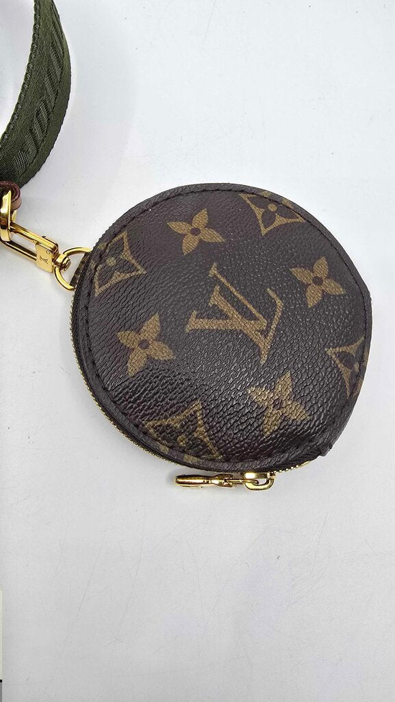 Louis Vuitton Multi Pochette Accessories Monogram Bag w/ Khaki Strap