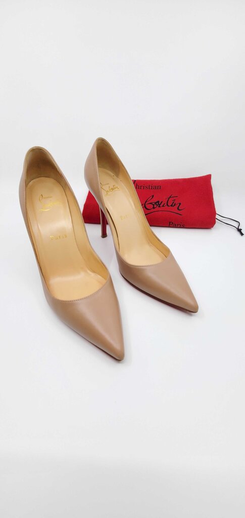 Louboutin Apostrophy Pointy Toe Pump