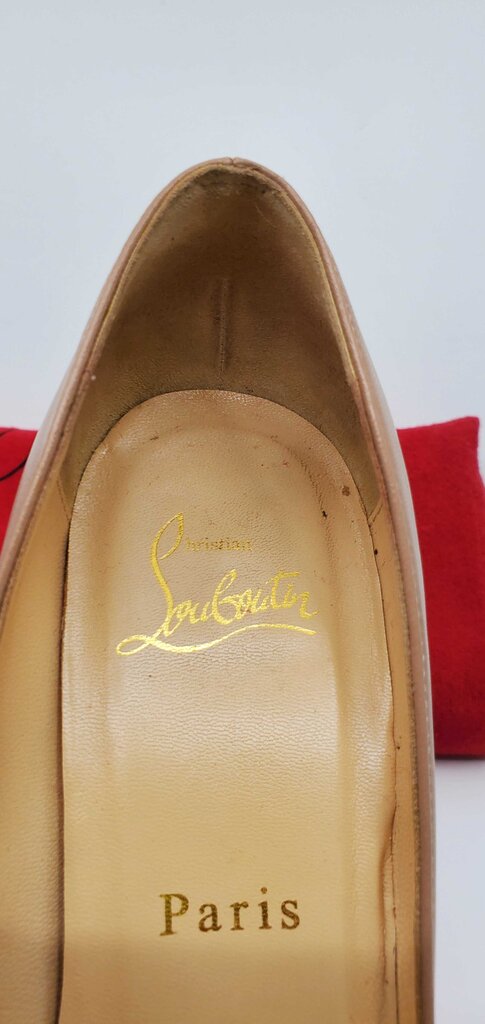 Louboutin Apostrophy Pointy Toe Pump