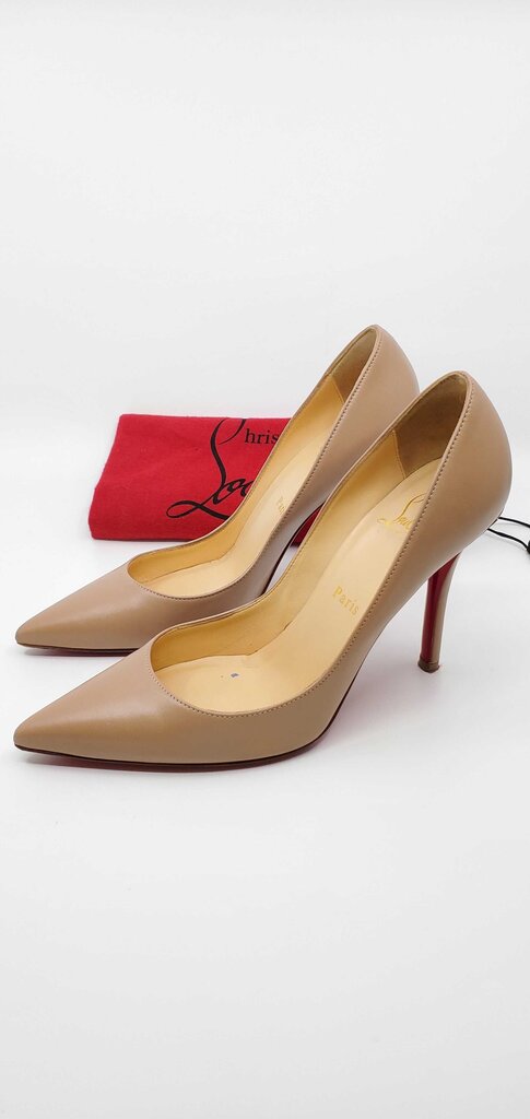 Louboutin Apostrophy Pointy Toe Pump