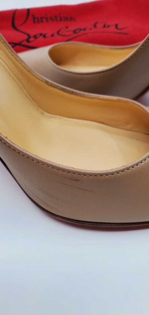 Louboutin Apostrophy Pointy Toe Pump