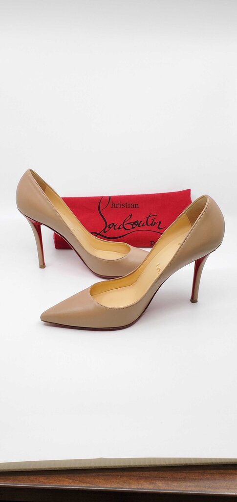 Louboutin Apostrophy Pointy Toe Pump
