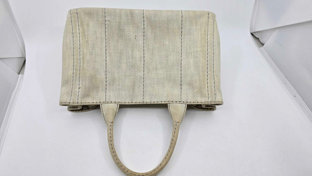 Prada canapa tote with strap