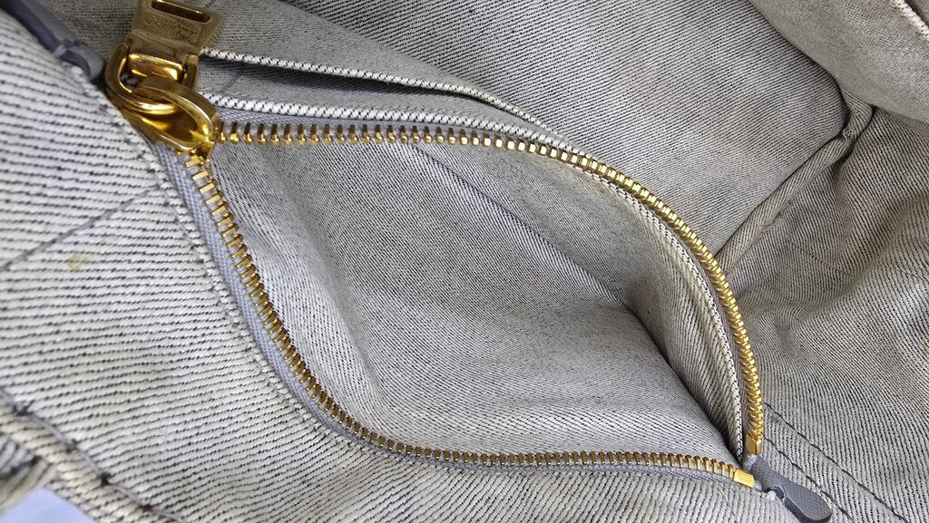 Prada canapa tote with strap