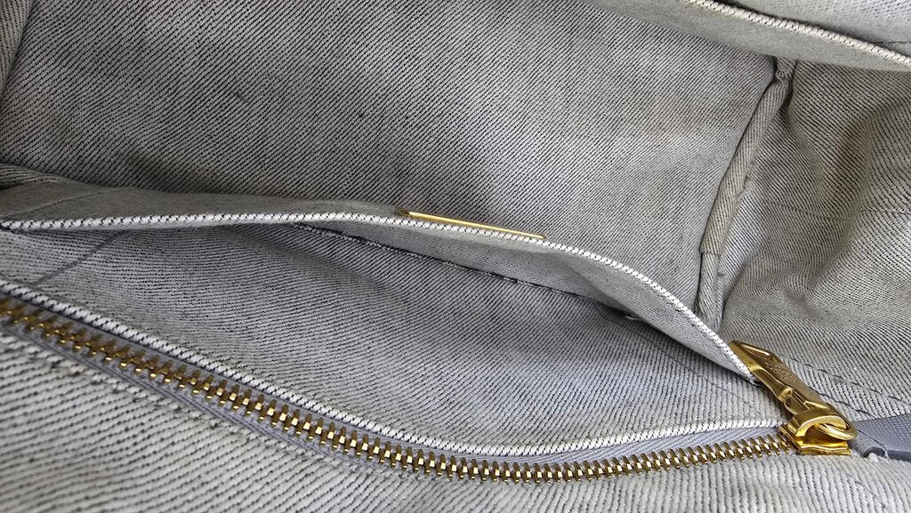 Prada canapa tote with strap