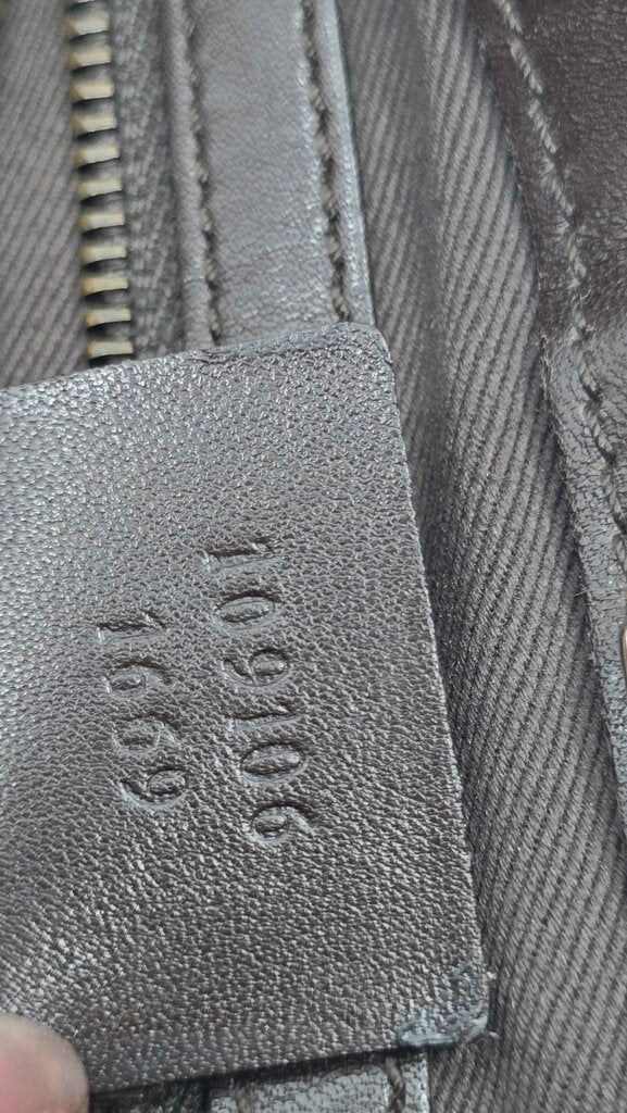 Gucci Monogram Braided Shoulder Bag