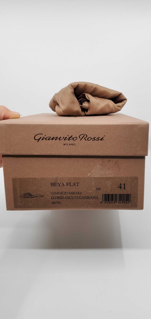 Gianvito Rossi Beya suede flat sandals