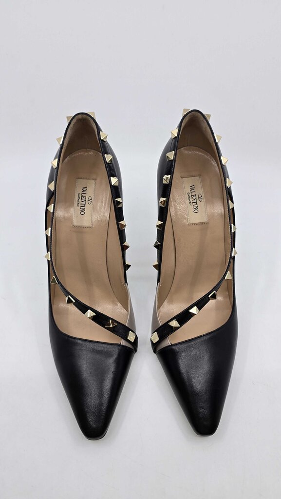 Valentino Garavani Rockstud leather d'Orsay pumps