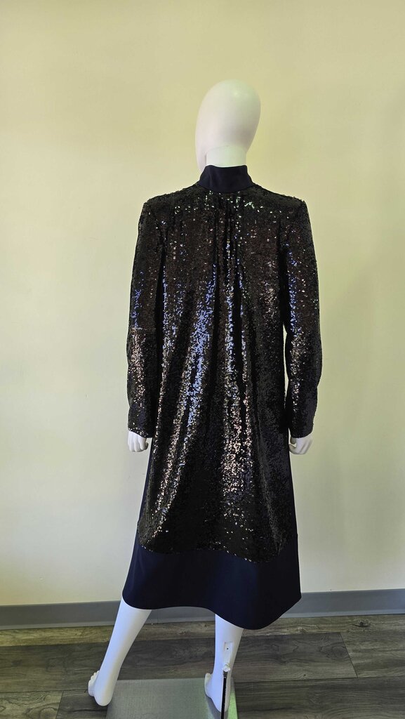 TIBI SEQUIN SHIRT DRESS