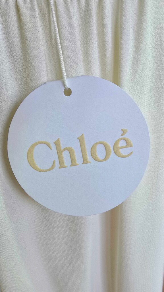 Chloe mini dress with ruffle lace bottom-