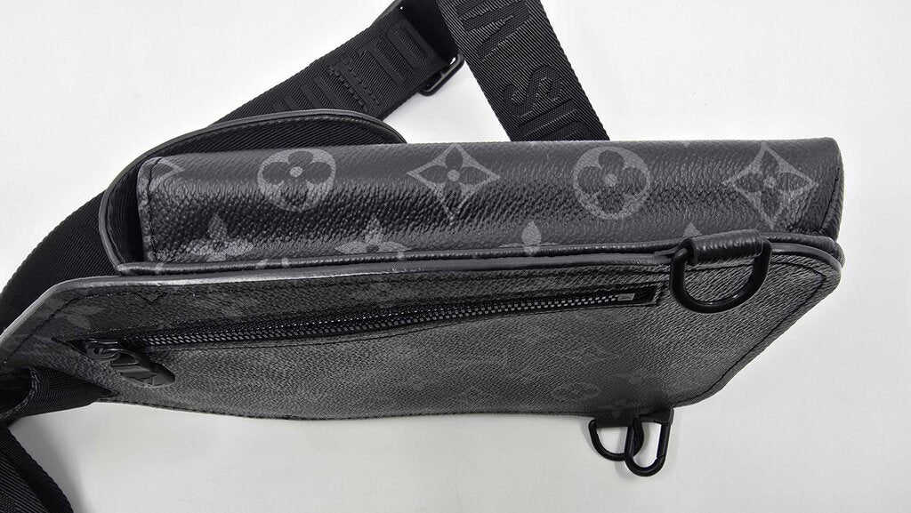 Louis Vuitton Monogram Eclipse Saumur slingbag