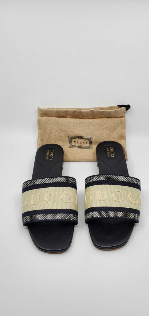 Gucci Jane logo slip on sandals