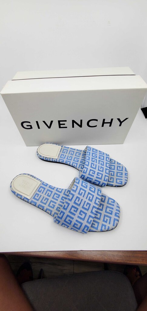 Givenchy 4G Jacquard Flat slide Sandals