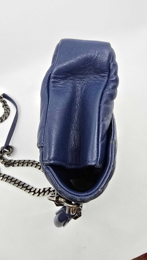 YSL college medium chevron quilted crossbody/shoulder