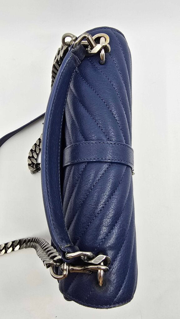 YSL college medium chevron quilted crossbody/shoulder