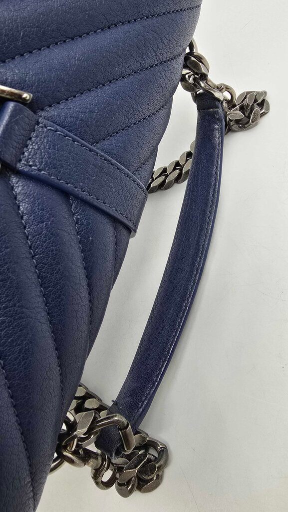 YSL college medium chevron quilted crossbody/shoulder