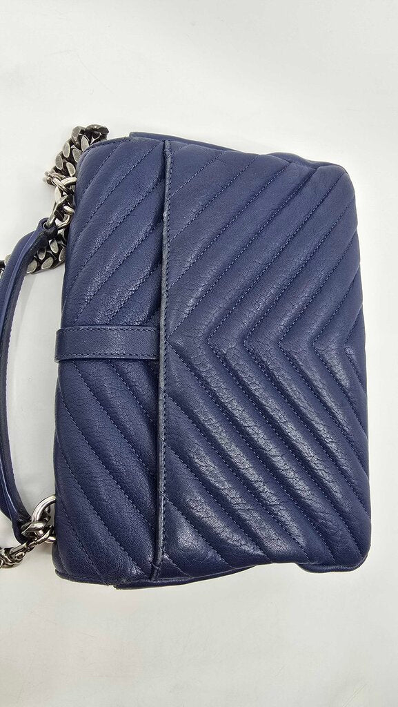 YSL college medium chevron quilted crossbody/shoulder