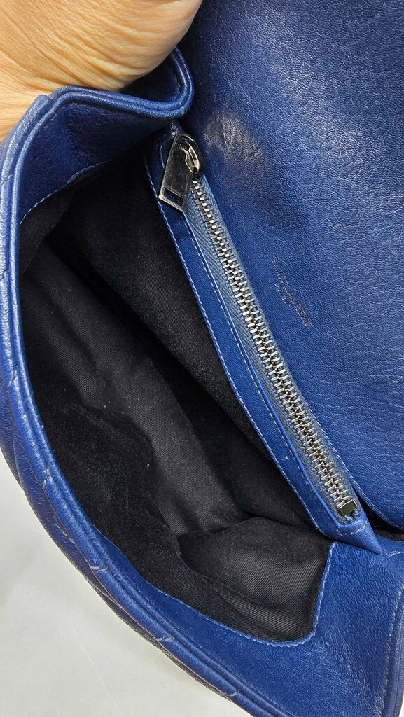 YSL college medium chevron quilted crossbody/shoulder