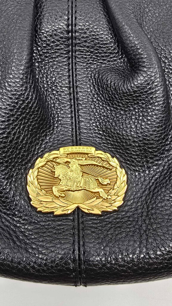Burberry Prorsum pebbled leather hobo bag