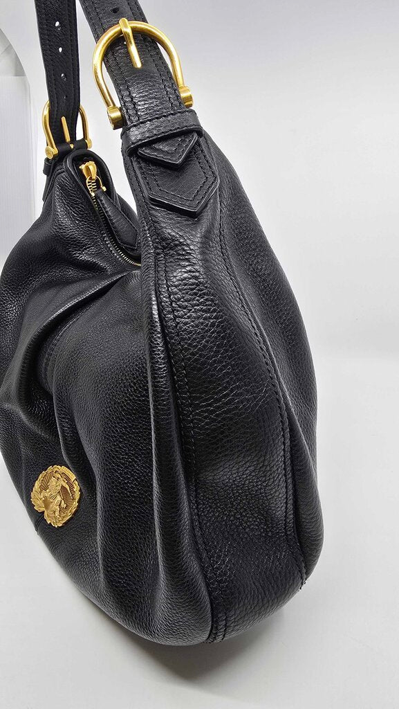 Burberry Prorsum pebbled leather hobo bag