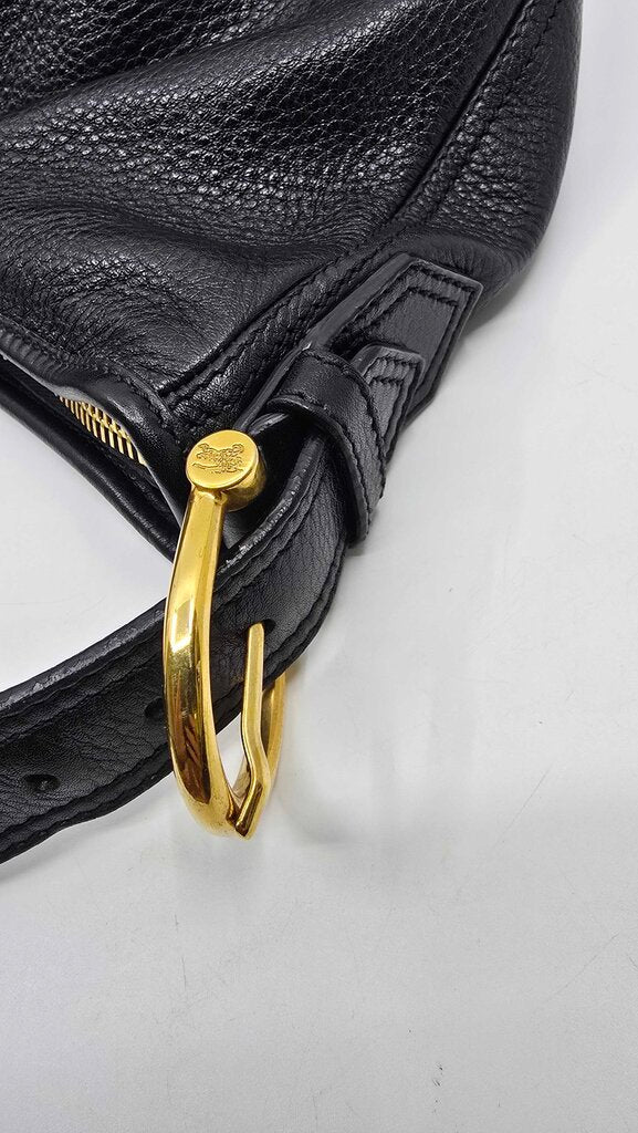 Burberry Prorsum pebbled leather hobo bag