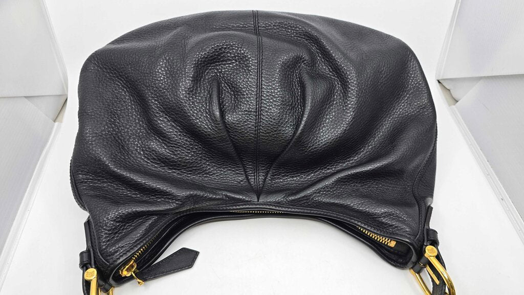 Burberry Prorsum pebbled leather hobo bag