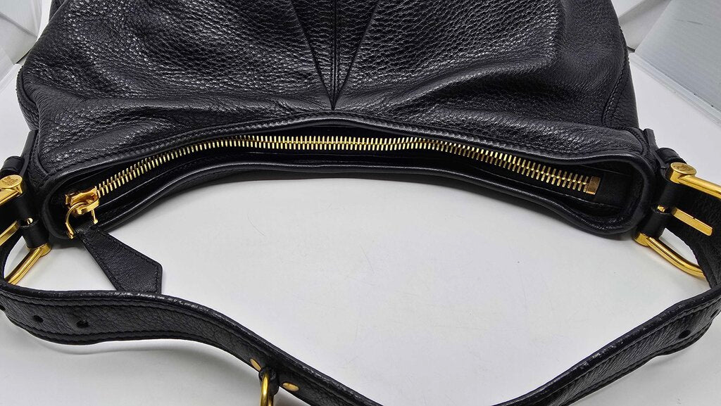 Burberry Prorsum pebbled leather hobo bag