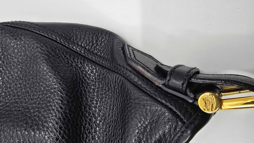 Burberry Prorsum pebbled leather hobo bag