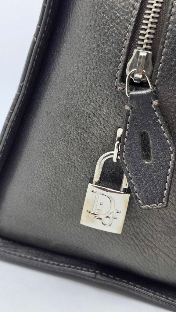 Dior Metallic Calfskin Cannage East West Lady Dior