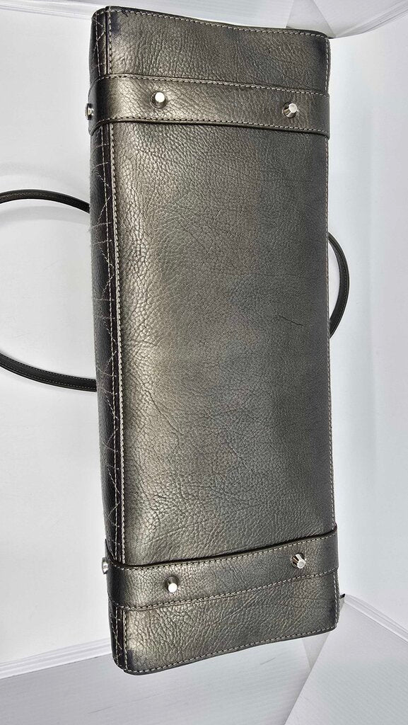 Dior Metallic Calfskin Cannage East West Lady Dior