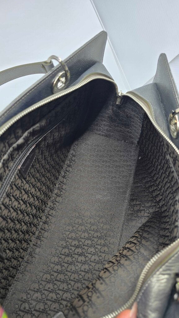 Dior Metallic Calfskin Cannage East West Lady Dior