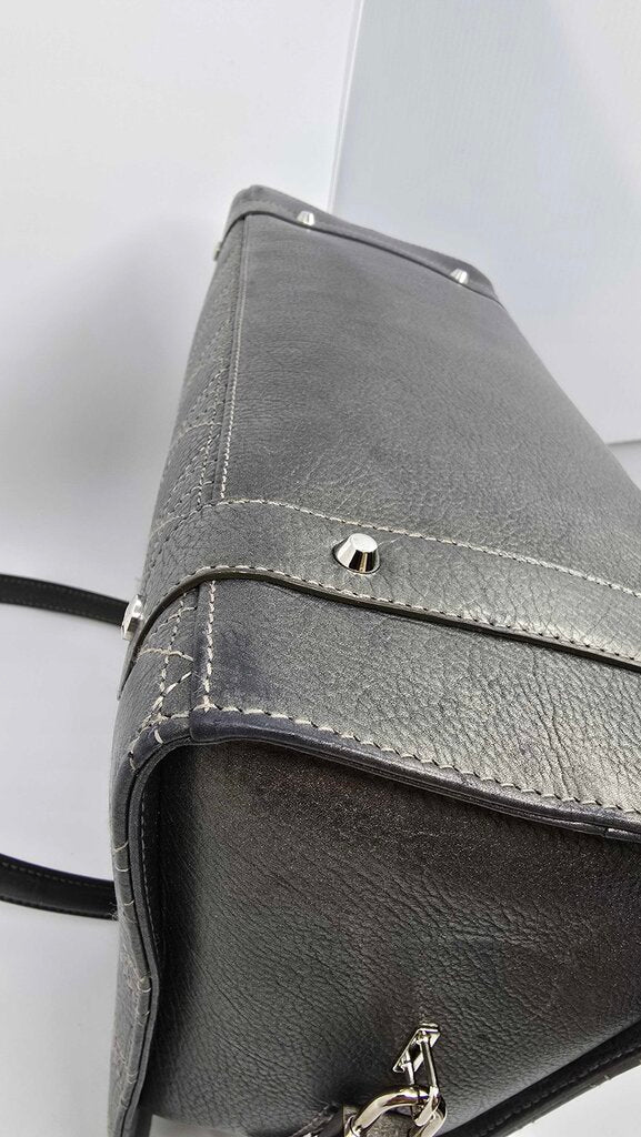 Dior Metallic Calfskin Cannage East West Lady Dior